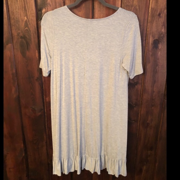 Agnes & Dora NWT Blue Melange Ruffle Tunic S NWT - Picture 4 of 6